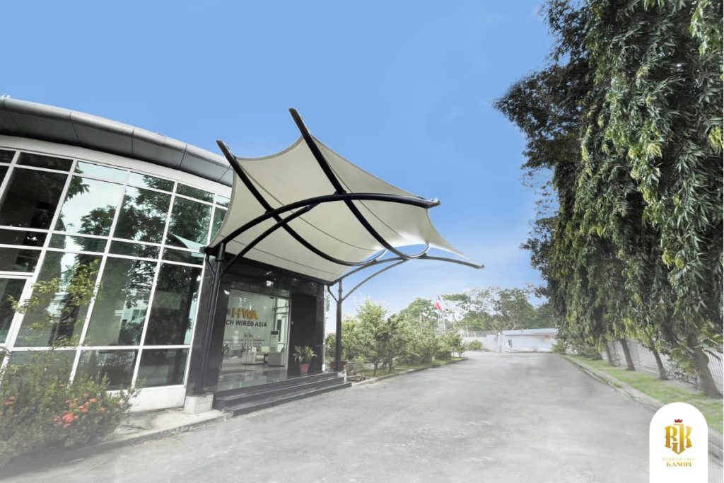 carport, membrane canopy, jakarta