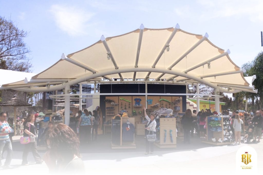 membrane canopy, tensile structure, modern design