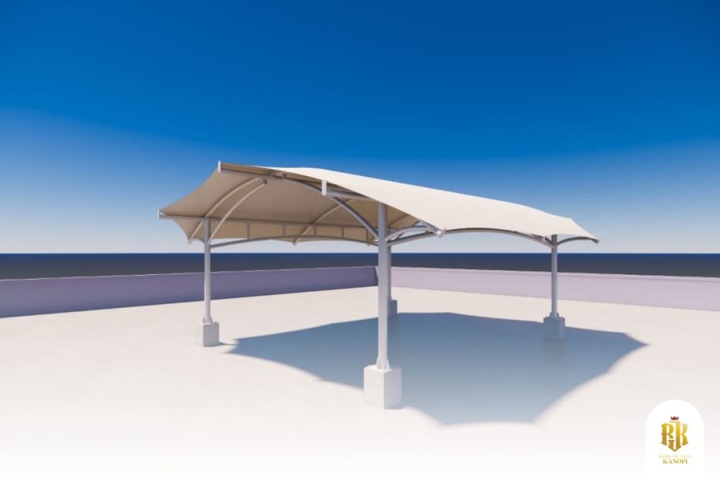 membrane canopy, garut, indonesia